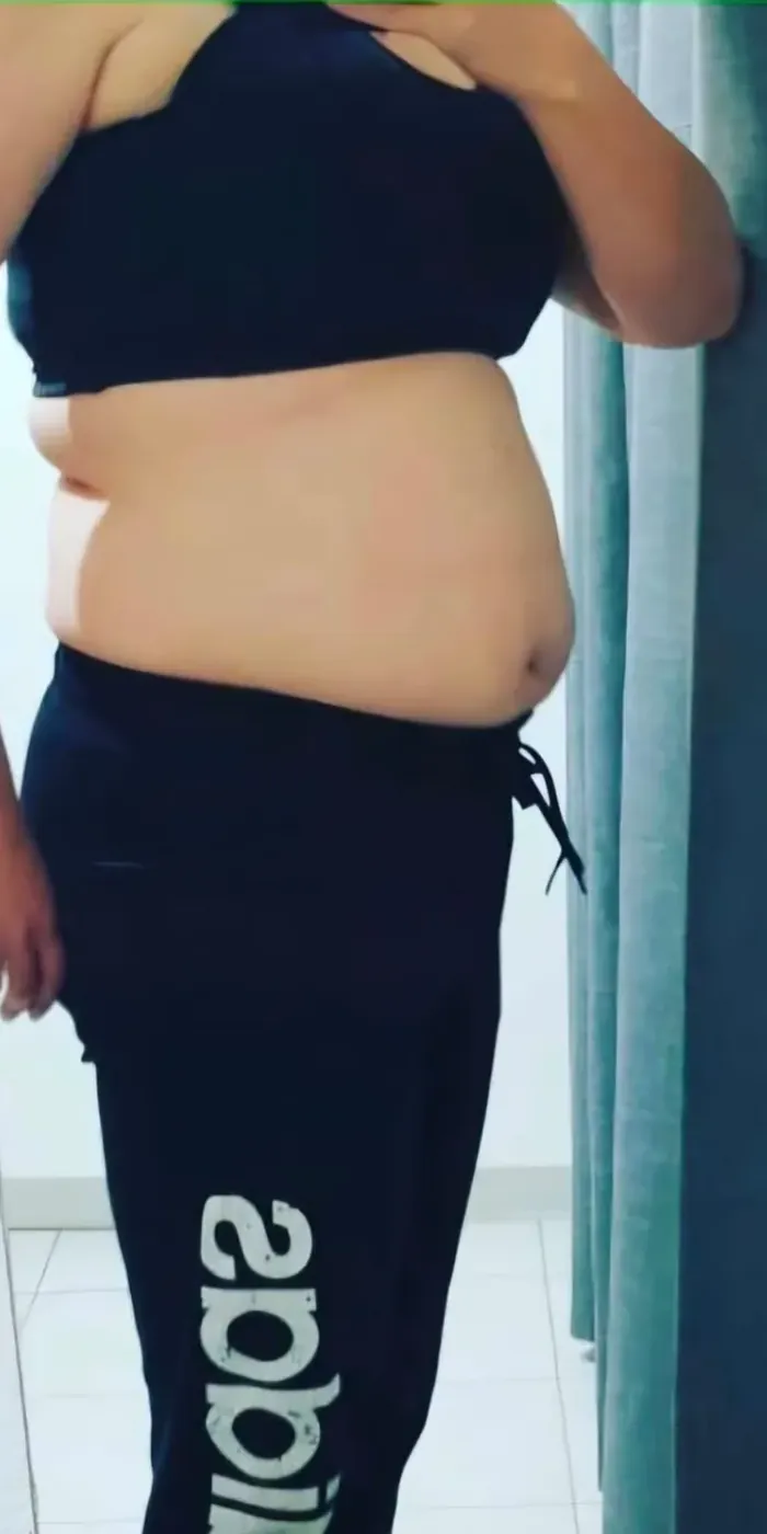 Gianna before starting with Barbells & Co